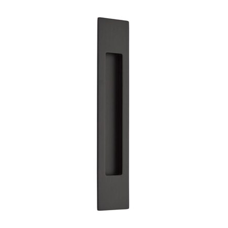 Patioplus 10 in. Modern Rectangular Flush Pull, Flat Black PA2667428